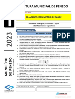 Prova Agente Comunitário de Saúde - Pref. Penedo AL