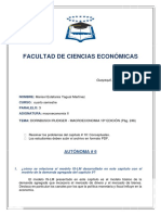 Tarea de Macroeconomia Ii Autonoma 6