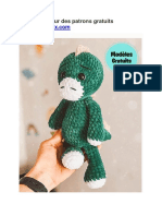 Dinosaure Amigurumi PDF Modele Au Crochet Gratuit