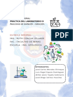 Química General Practica Del Laboratorio IV Reacciones de Oxidación - Reducción.