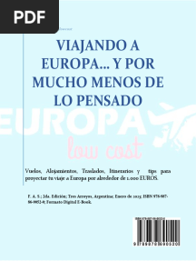 Manual para Viajar Por Europa 2023 - 230623 - 023833