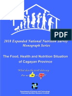 2018 Expanded National Nutrition Survey-CAGAYAN PROVINCE