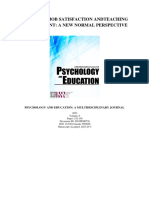 Teachers' Job Satisfaction and Teaching Commitment: A New Normal Perspective