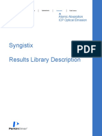 Syngistix Results Library Description