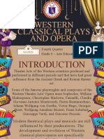 Grade 9 Arts Quarter IV - Western Classical Plays and Operas