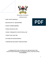 C-Comparative Constitutional Law Coursework