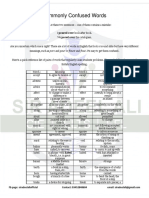 Commonly Confused Words