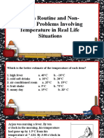 PrOBLEM Reading and Measuring THERMOMETER