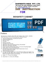 Biosafety Cabinet Manual