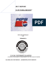 Market Survey Report On PepsiCo