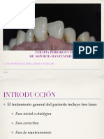 Terapia Periodontal de Soporte-Mantenimiento: C.D.P. Maria Eugenia Zavala Vargas