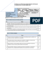 Ficha de Observación de Las Prácticas Pedagógicas Virtuales en El Marco de La Estratregia Aec