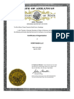 Us LLC Certificate