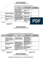 PERFORMANCE MONITORING AND COACHING FORM (PMCF) FOR MT - Ashguifiles