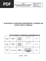 Plan de Vigilancia, Prevención y Control de Covid-19 en El Trabajo 24.02.2022