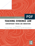 Teaching Evidence Law Contemporary Trends and Innovations (Yvonne Daly (Editor), Jeremy Gans (Editor) Etc.) (Z-Library)