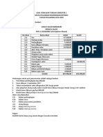 Soal PTS Akuntansi Kelas XI