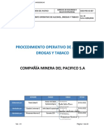 Procedimiento Operativo de Alcohol Drogas y Tabaco. Ver 3