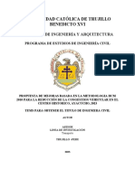 Propuesta de Mejoras Basada en La Metodologia HCM 2010 para La Reducción de La Congestion Vehicular