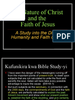 Nature of Christ & Faith of Jesus