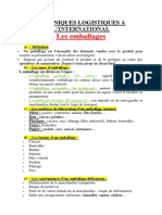 Logistique Cours Emballage