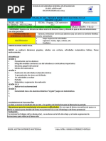 Plan de Clase Primera Semaa de Agosto Mate