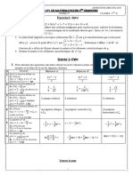 Devoir 1emTS2 Semestre