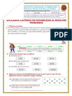 8aplicamos Criterios de Divisibilidad Al Resolver Problemas