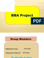 11 BBA Project