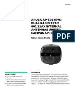 Aruba Ap-505 (RW) Dual Radio 2x2 - 2 802.11ax Internal Antennas Unified Campus Ap-Psn1012087565czen (372323)