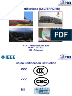 China Certifications (CCC/SRRC/MII)