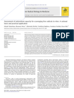 Assessment of Antioxidant Capacity For Scavenging Free Radicals in Vitro A Rational Basis and Practical Application