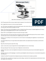 Parts of The Microscope