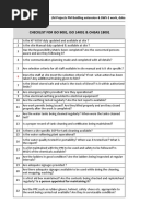 Internal Audit Checklist ABC October 2017 Updated