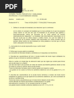 Evaluación #4. Tema - Modalidad y Tonalidad