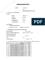 Uc 04049 - Tambo Real - Memoria Descritiva