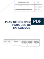 Plan de Contingencia para Explosivos JOHESA