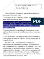 CAMPANHA A ARMADURA DE DEUS - 4ºcalçado Da Paz