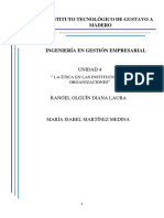 Unidad 4 La Etica en Las Instituciones y Organizaciones