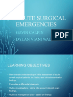 Acute Surgical Emergencies Final