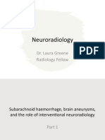 Neuroradiology Sah and Stroke