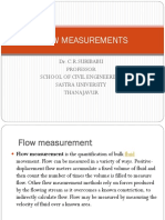 Flow Measurements