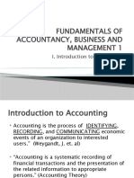 Introduction To Accounting