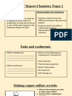 Chemistry 2019 Paper 1 Pre Exam PPT - Student