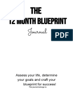 The 12 Month Blueprint Journal