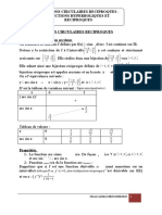 Fonctions Circulaires Et Hyperboliques