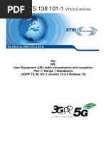 38 - 101-1 - FR1 - User Equipment (UE) Radio Transmission and Reception