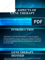 The Aspects of Gene Therapy