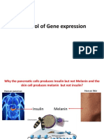 Control of Gene Expression