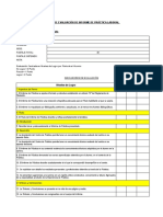 Pauta de Evaluación de Informe de Práctica Laboral